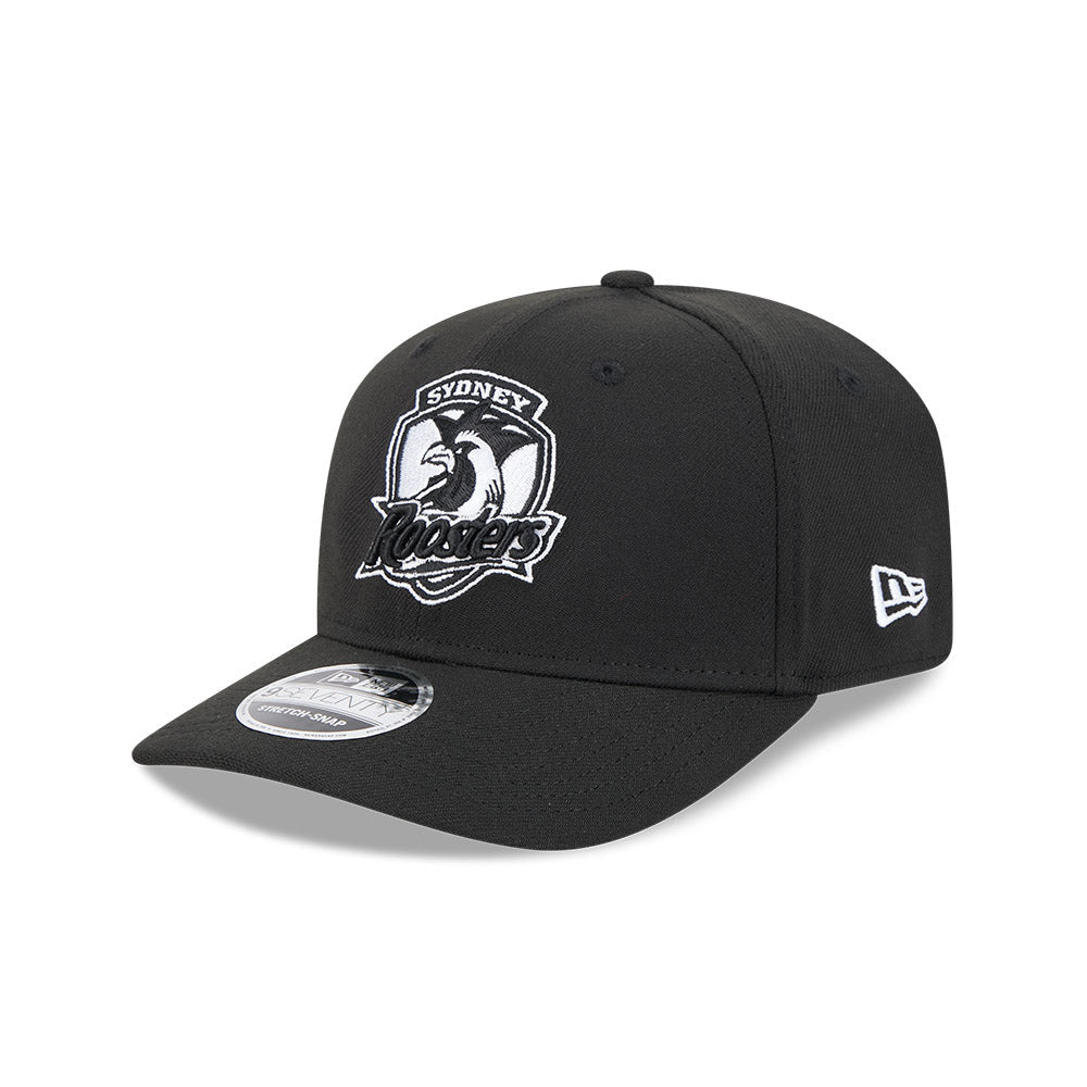 New Era 9Seventy NRL 2025 Black White Team Sydney Roosters