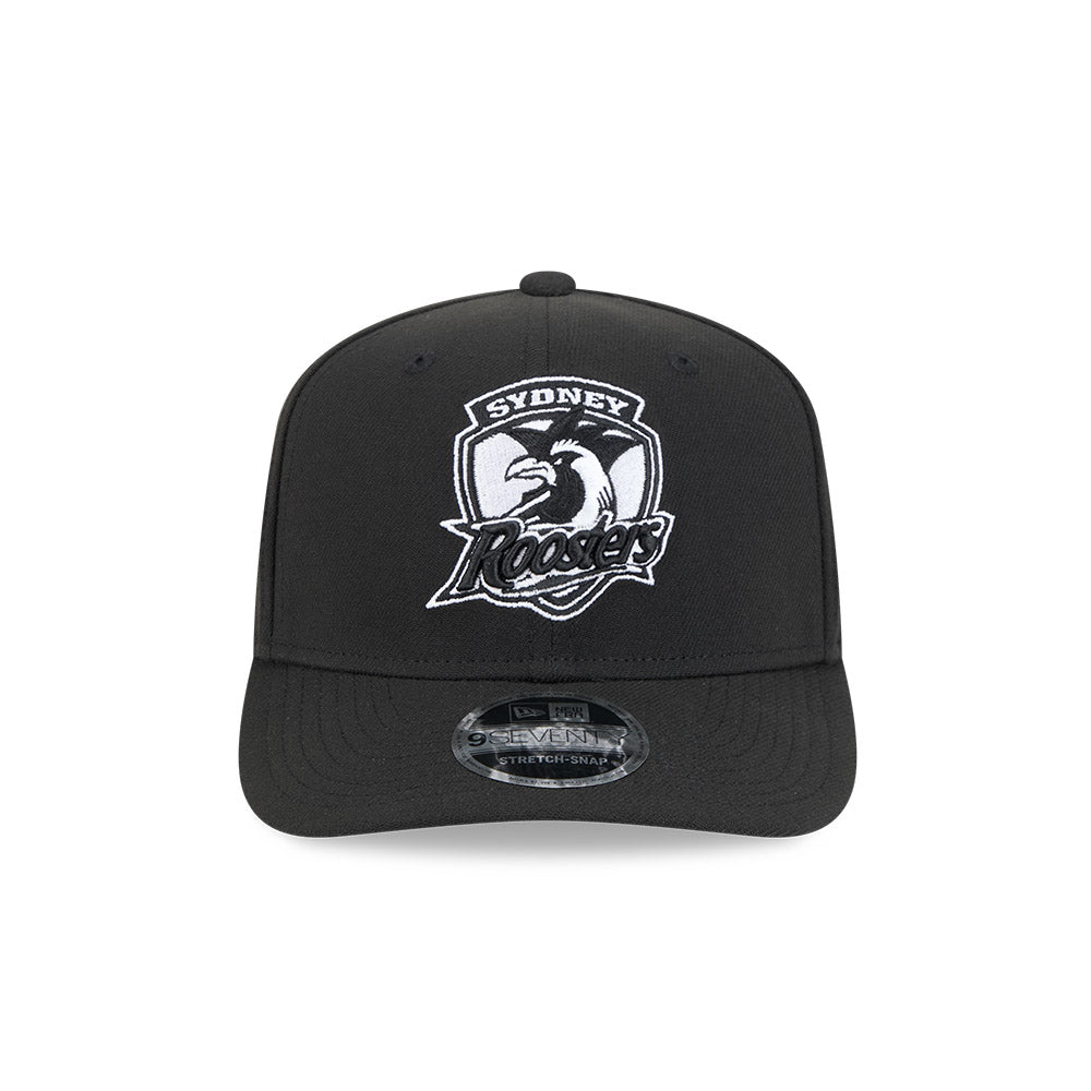 New Era 9Seventy NRL 2025 Black White Team Sydney Roosters