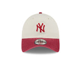 New Era 9Twenty MLB 2 Tone Snow Wash New York Yankees Hot Red