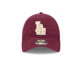 New Era 9Twenty MLB Boucle Los Angeles Dodgers Frosted Burgundy