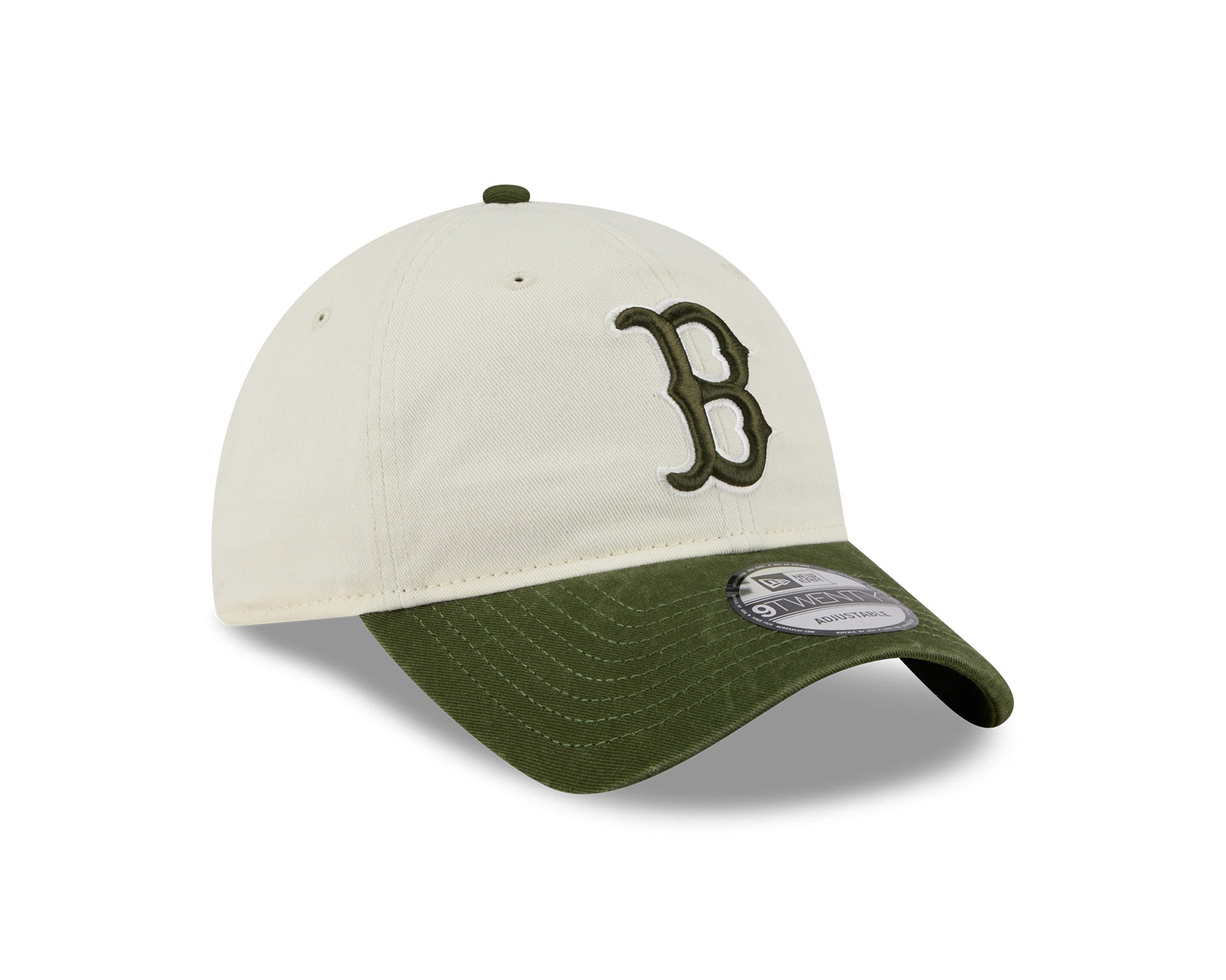 New Era 9Twenty MLB Chrome 2Tone Boston Red Sox Chrome White/Rifle Green