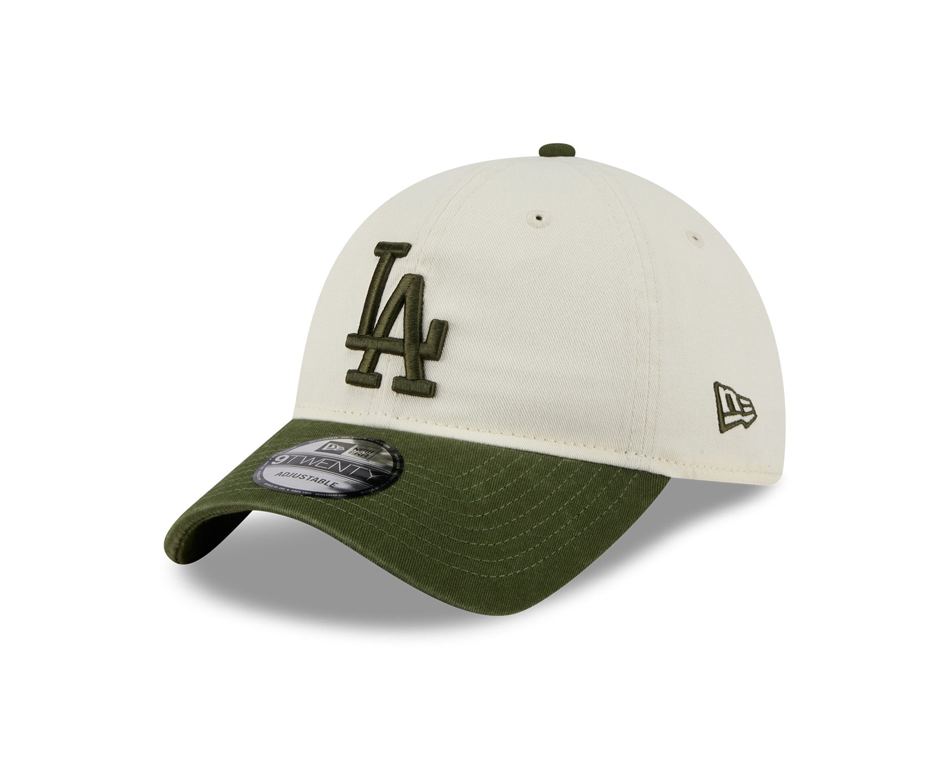 New Era 9Twenty MLB Chrome 2Tone Los Angeles Dodgers Chrome White/Rifle Green