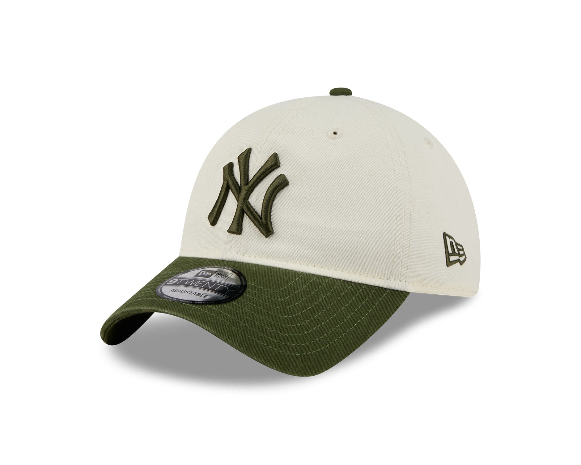 New Era 9Twenty MLB Chrome 2Tone New York Yankees Chrome White/Rifle Green