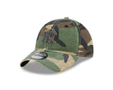 New Era 9Twenty MLB Frayed New York Yankees Woodland Camo