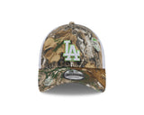 New Era 9Twenty MLB Real Tree Distressed Los Angeles Dodgers Cyber Green Pop