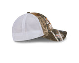 New Era 9Twenty MLB Real Tree Distressed Los Angeles Dodgers Orange Pop