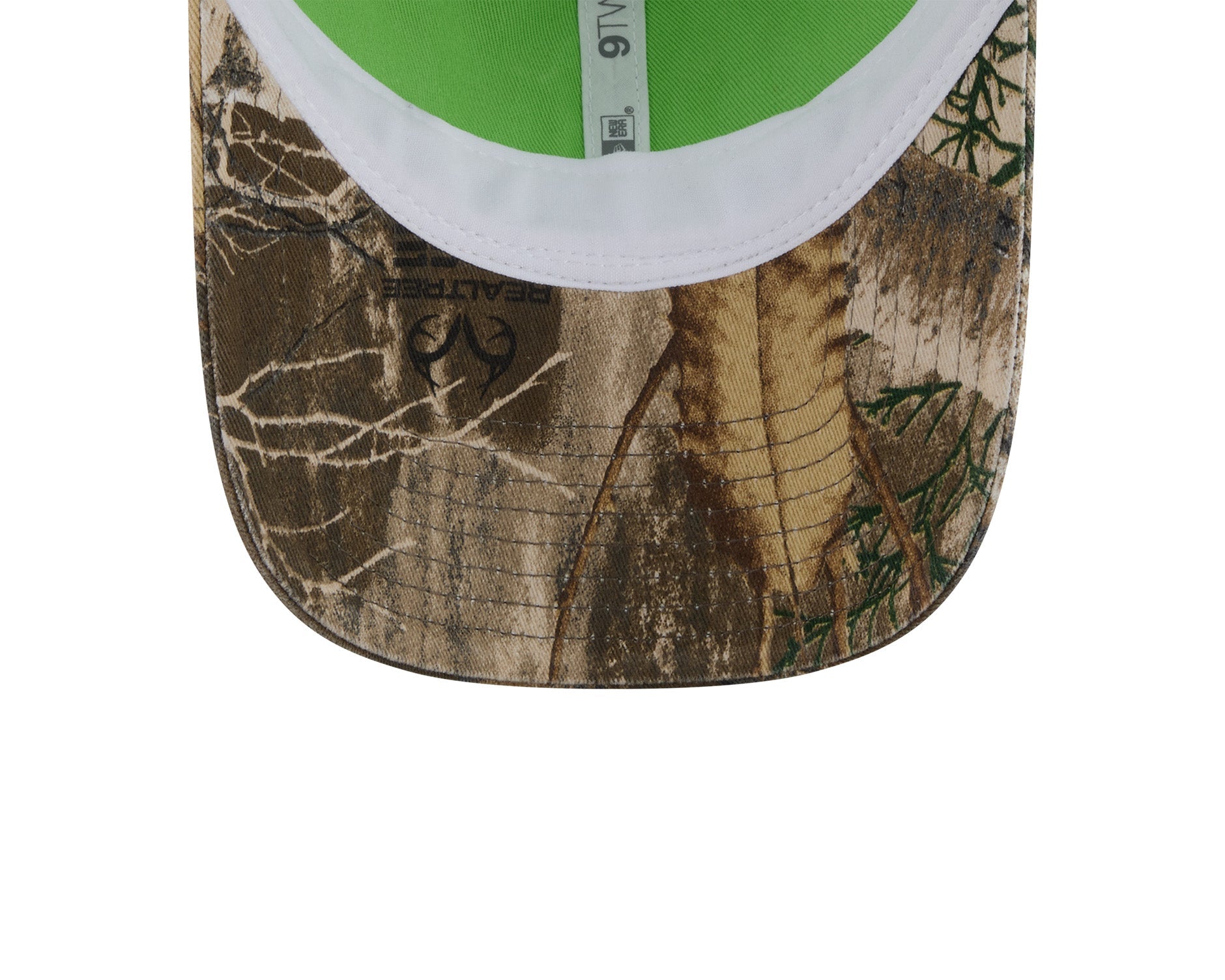 New Era 9Twenty MLB Real Tree Distressed New York Yankees Cyber Green Pop