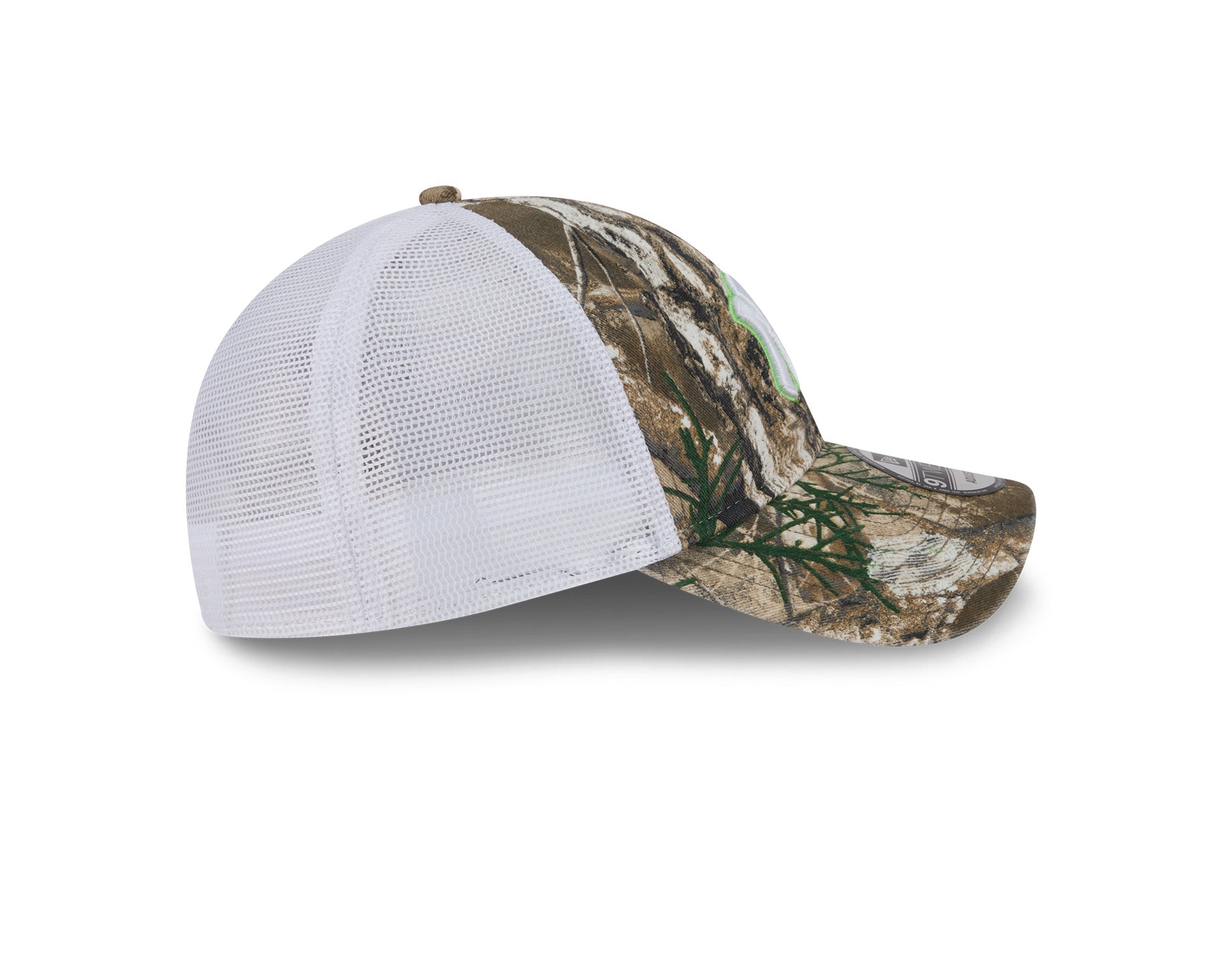 New Era 9Twenty MLB Real Tree Distressed New York Yankees Cyber Green Pop