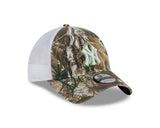 New Era 9Twenty MLB Real Tree Distressed New York Yankees Cyber Green Pop