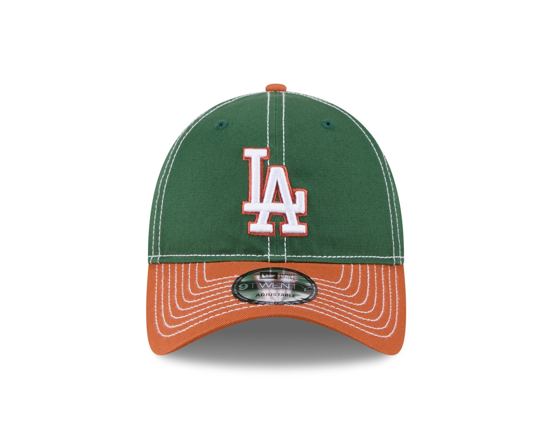 New Era 9Twenty MLB Seasonal 2Tone Los Angeles Dodgers Cilantro Green/Orange