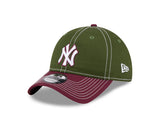 New Era 9Twenty MLB Seasonal 2Tone New York Yankees Rifle Green/Frosted Burgundy