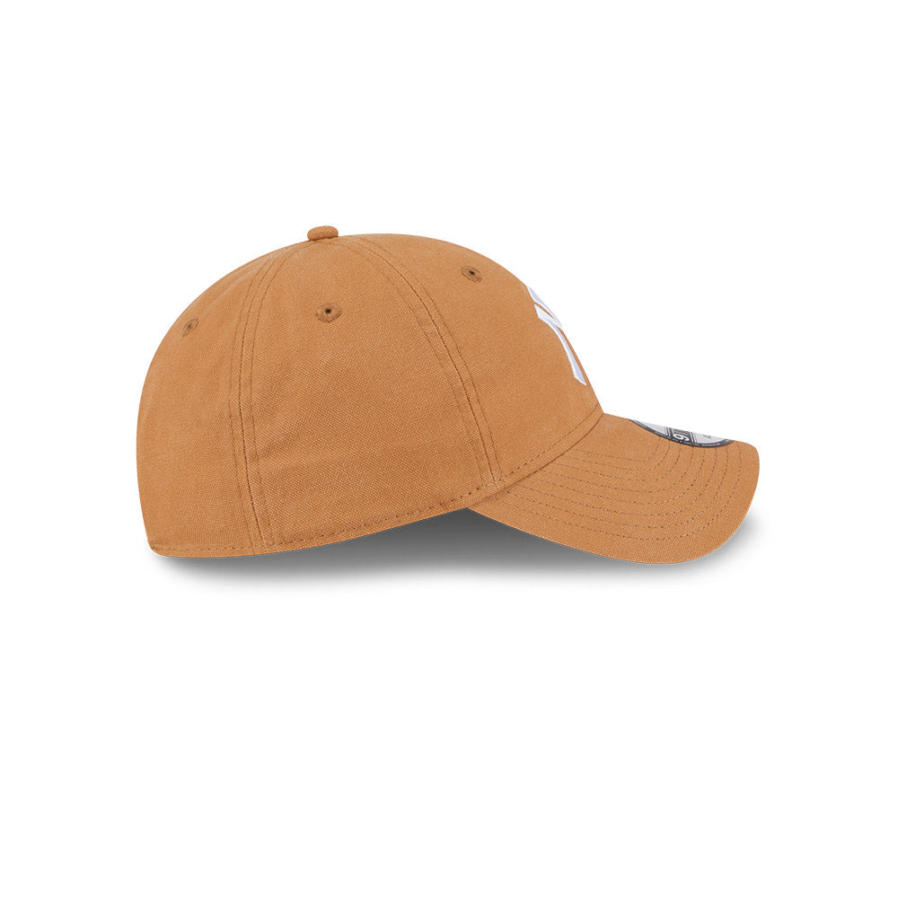 New Era 9Twenty MLB Vintage Canvas Wash New York Yankees Light Bronze