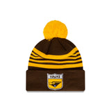 New Era Beanie AFL 2024 Heritage Team Hawthorn Hawks