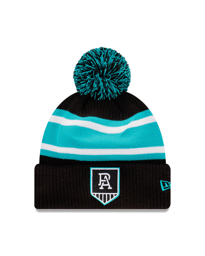 New Era Beanie AFL 23 Stripe Port Adelaide Power OTC