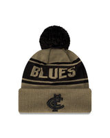 New Era Beanie AFL Olive Carlton Blues