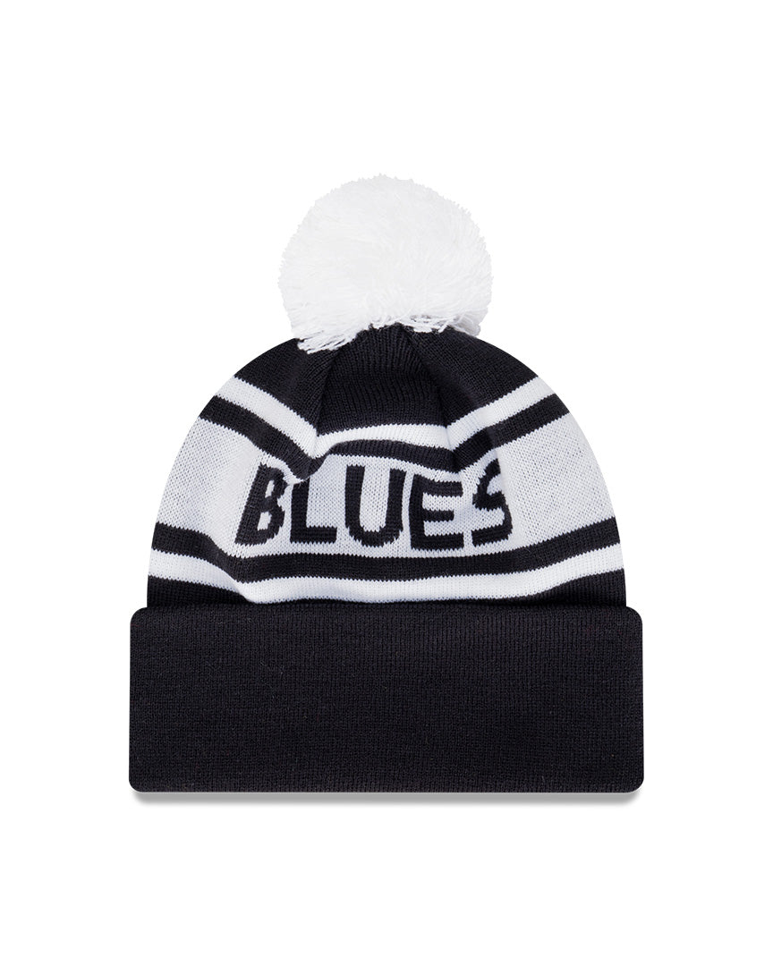 New Era Beanie AFL Retro Spell Out Carlton Blues