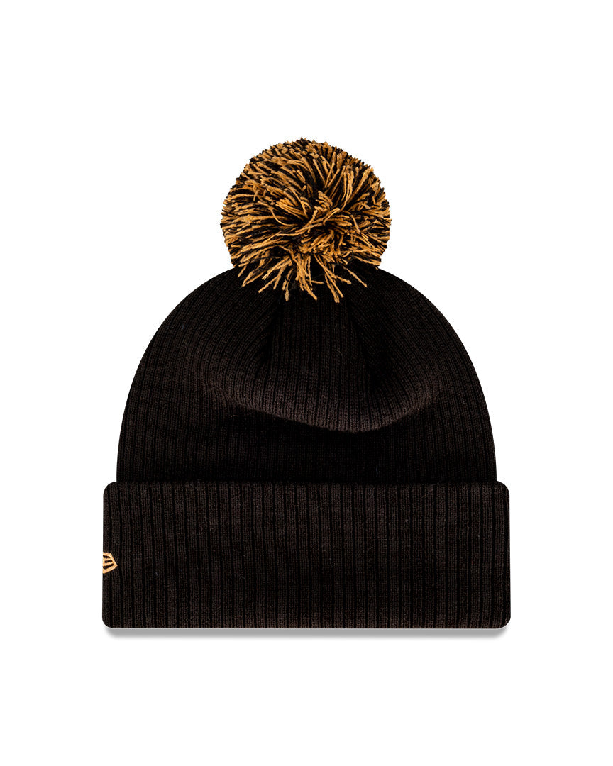 New Era Beanie AFL WC23 Melbourne Demons Black/Wheat