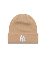 New Era Beanie MLB Seasonal New York Yankees Camel/White