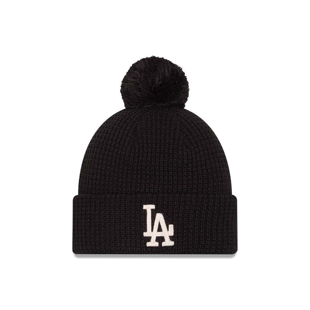 New Era Beanie MLB Waffle Chainstitch Los Angeles Dodgers Black
