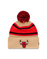 New Era Beanie NBA Camel Stripe Chicago Bulls