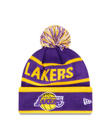 New Era Beanie NBA Waffle Wordmark Los Angeles Lakers