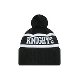 New Era Beanie NRL 2025 Black White Team Newcastle Knights