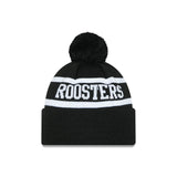 New Era Beanie NRL 2025 Black White Team Sydney Roosters