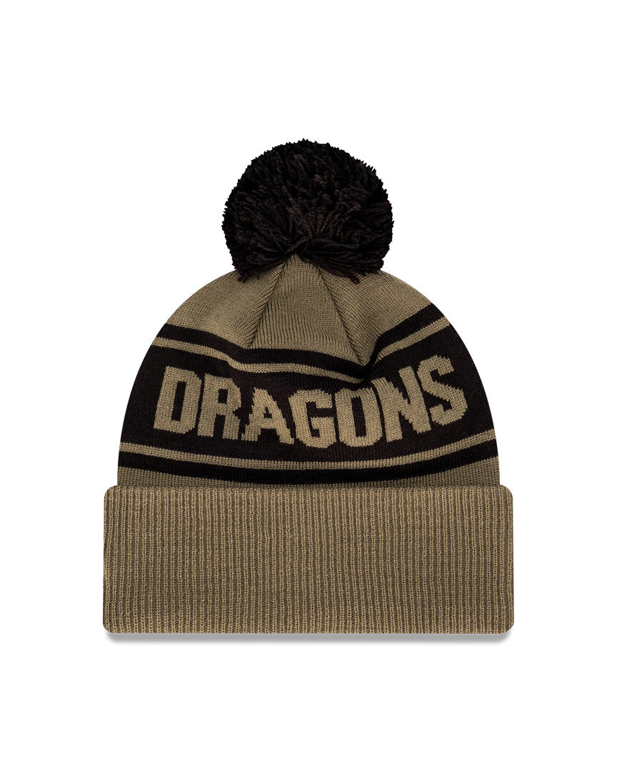 New Era Beanie NRL Olive 22 St. George Illawarra Dragons