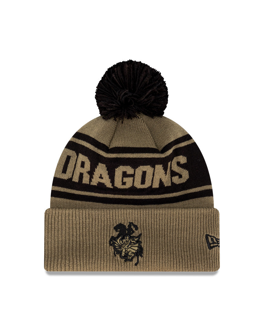 New Era Beanie NRL Olive 22 St. George Illawarra Dragons