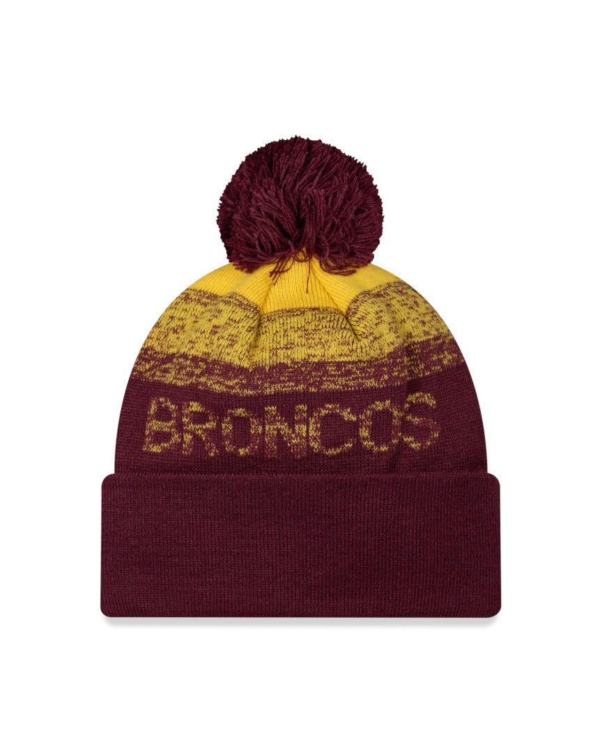 New Era Beanie NRL Ombre Marl Brisbane Broncos