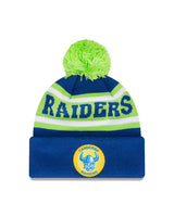 New Era Beanie NRL Retro Spell Out Canberra Raiders