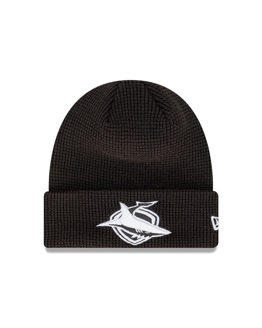 New Era Beanie NRL Waffle Cronulla Sharks
