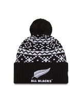 New Era Beanie Rugby Union All Blacks Winter Cardigan Black/White