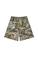 New Era Branded Eazy Cargo Shorts Real Tree Camo