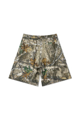 New Era Branded Eazy Cargo Shorts Real Tree Camo