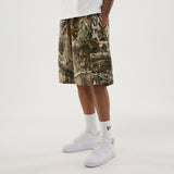 New Era Branded Eazy Cargo Shorts Urban Camo