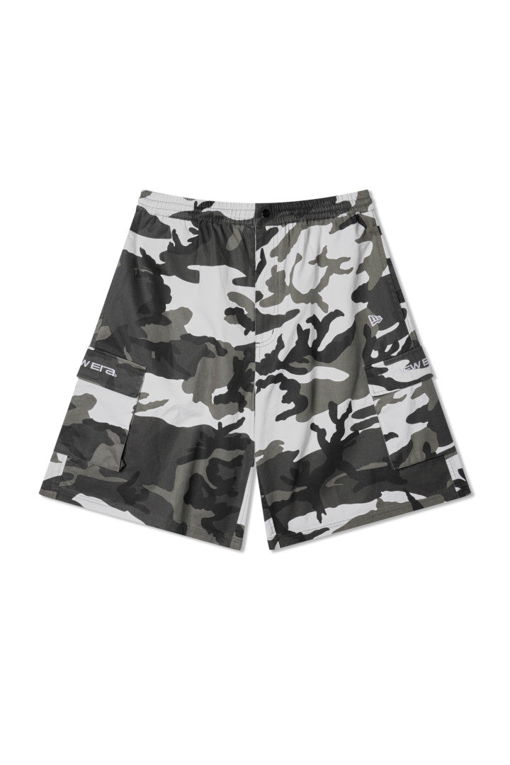 New Era Branded Eazy Cargo Shorts Urban Camo