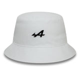 New Era Bucket Hat F1 Metal Badge Tapered Renault White