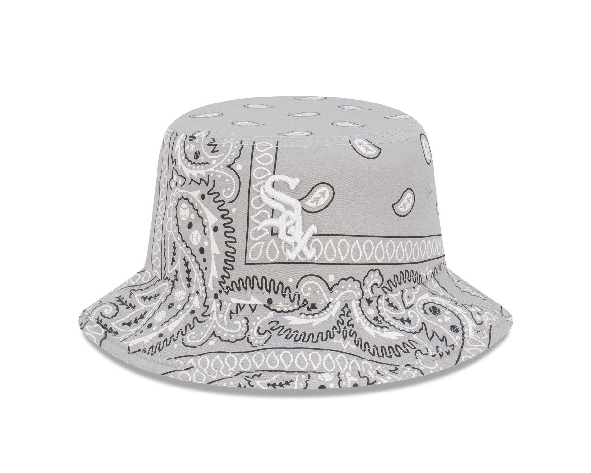 New Era Bucket Hat MLB Paisley Chicago White Sox