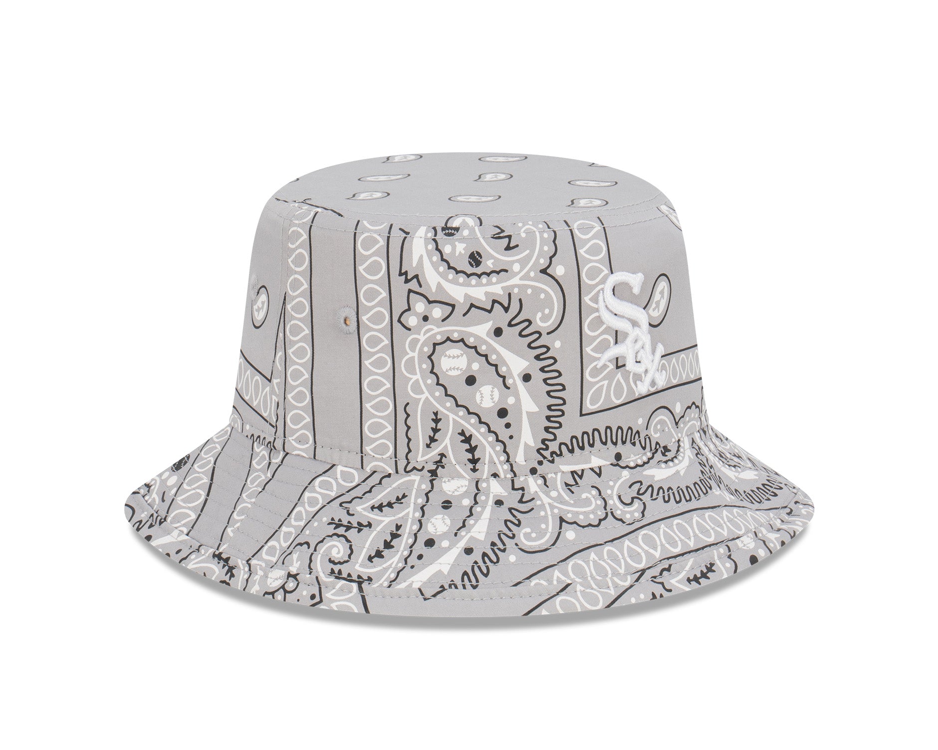New Era Bucket Hat MLB Paisley Chicago White Sox