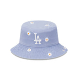 New Era Bucket MLB Daisy Los Angeles Dodgers Pastel Blue