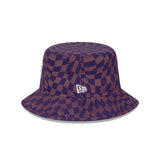 New Era Bucket MLB Wrap Check New York Yankees Purple Dusk Damson