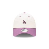 New Era Casual Classic MLB 2-Tone Mini Chainstitch Los Angeles Dodgers Wine Cork Purple Dusk