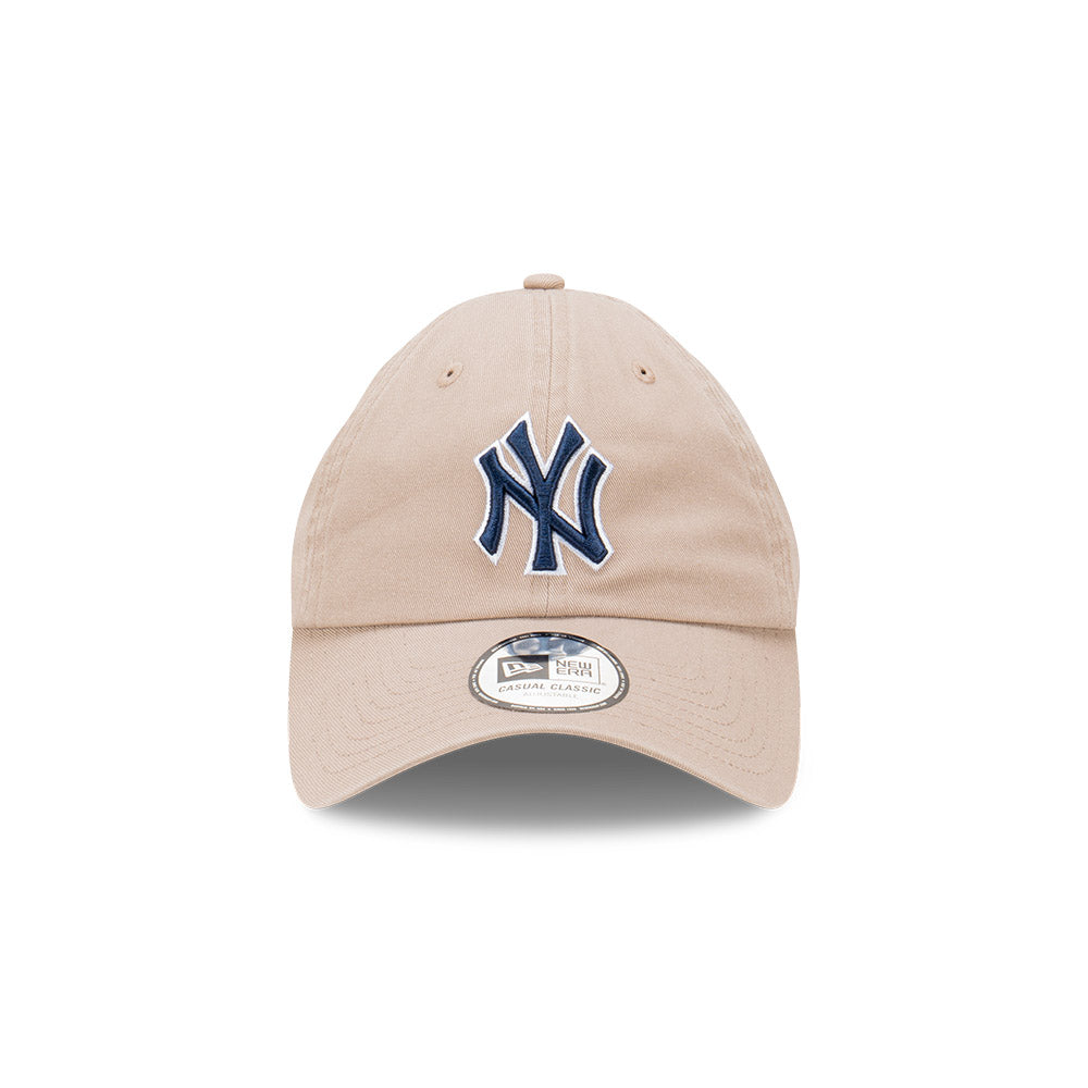 New Era Casual Classic MLB Ash Brown OTC New York Yankees