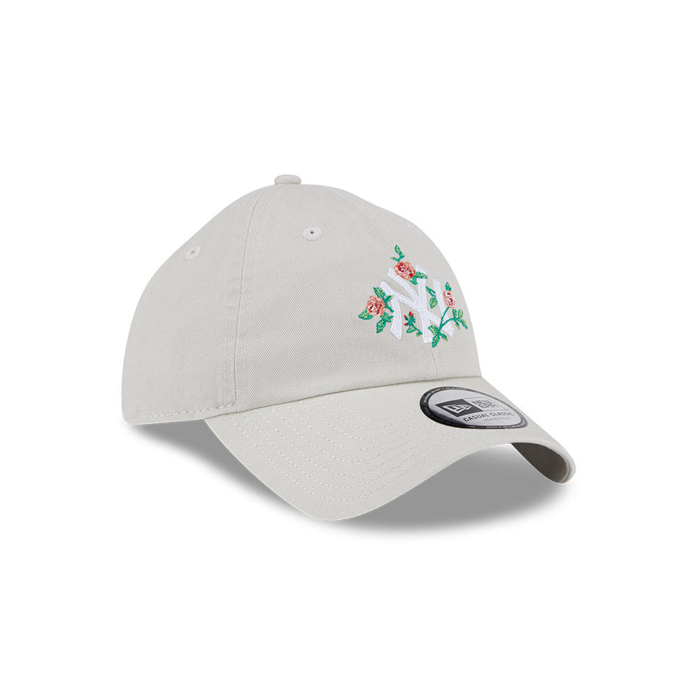 New Era Casual Classic MLB NY Floral New York Yankees Stone