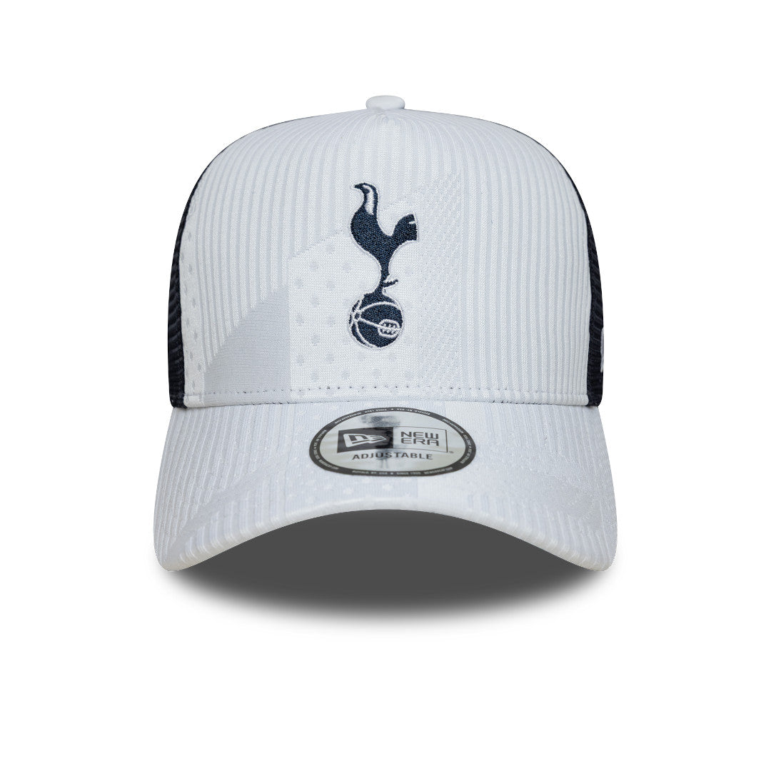 New Era E Frame Trucker EPL Pattern Knit Tottenham Hotspur White