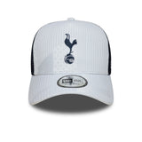 New Era E Frame Trucker EPL Pattern Knit Tottenham Hotspur White
