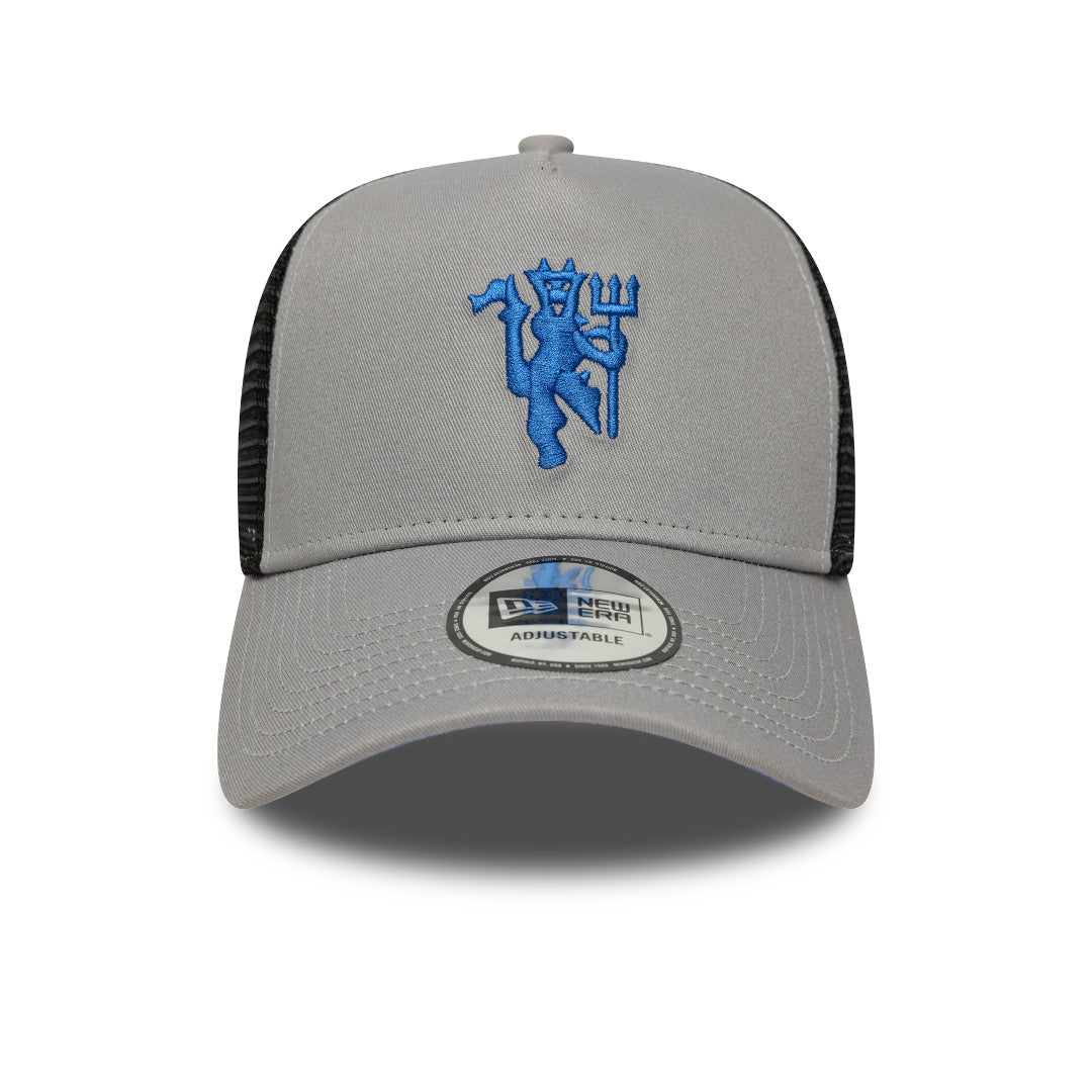 New Era E-Frame Trucker EPL Seasonal Manchester United Grey
