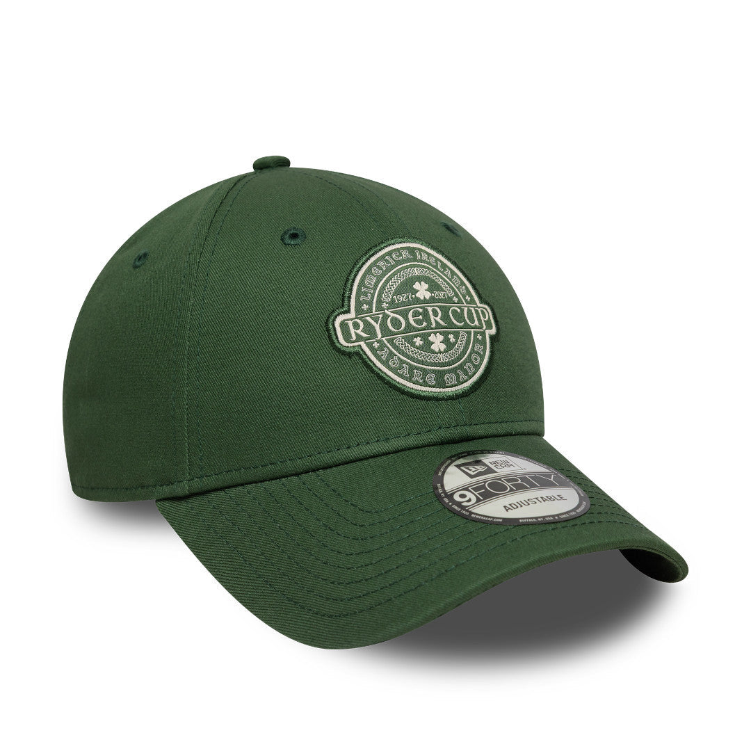 New Era Golf 9Forty Ryder Cup 27 Patch Cigar Green