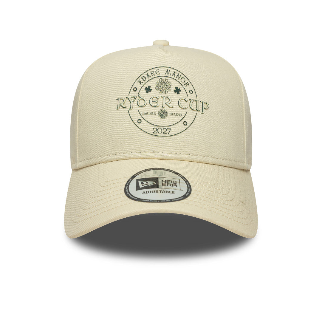 New Era Golf Ryder Cup 27 9Forty A-Frame HD Print Light Cream